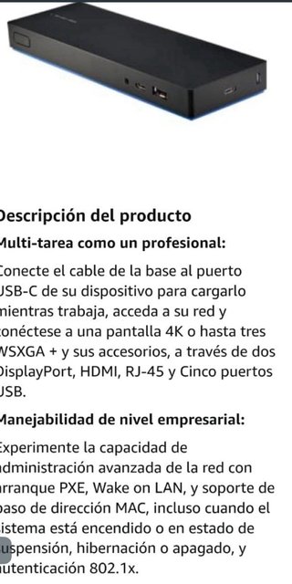 Dock Station HP G4 Multipuerto