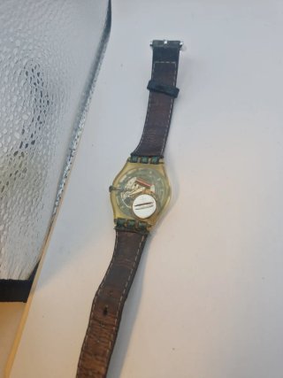 Swatch Vintage PAGGETTO GK189 (1995) Oro/Verde