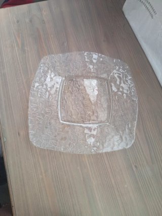 Plato de cristal para centro de mesa