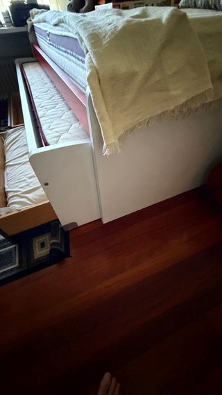 Letto a castello con materassi memory foam