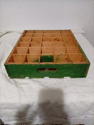 Caja Cerveza El Águila Antigua Madera