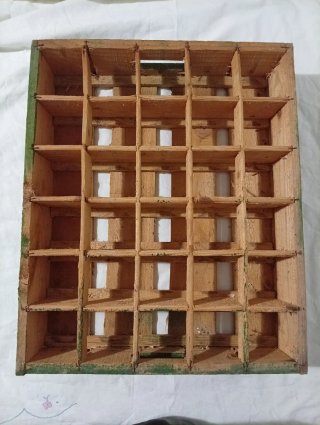 Caja Cerveza El Águila Antigua Madera
