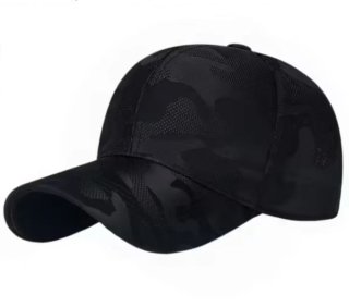 Gorra Negra Camuflaje