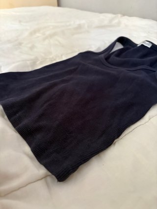 Top azul marino