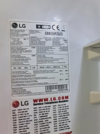 Nevera LG A++ Inverter