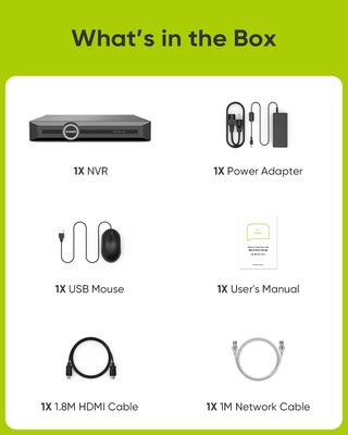 4K PoE NVR 8 Canali Videoregistratore