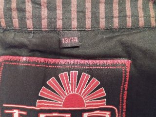 Camisa negra oriental Red Dragon