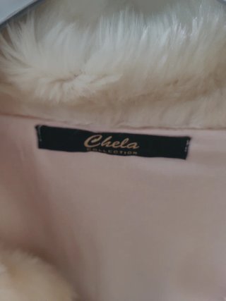 Chaqueta pelo beige