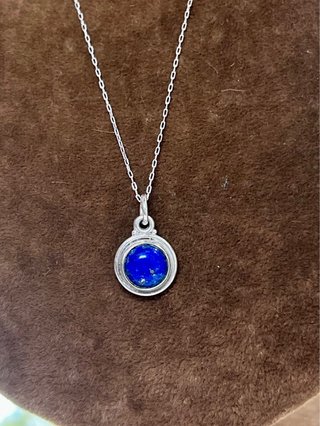 Collar de Plata con lapislázuli