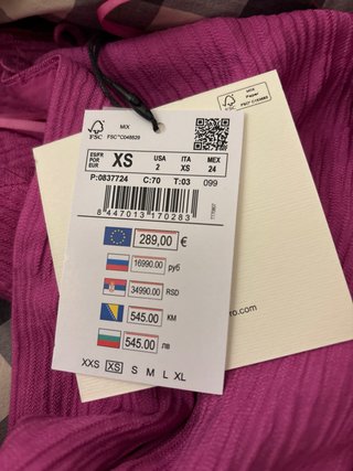 Vestido largo Pedro del Hierro rosa