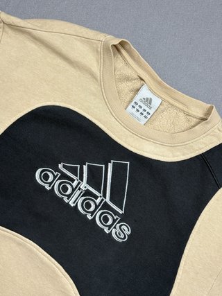 Sudadera Adidas vintage color block oversize S