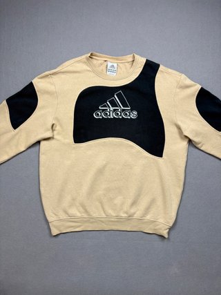 Sudadera Adidas vintage color block oversize S