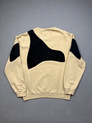 Sudadera Adidas vintage color block oversize S