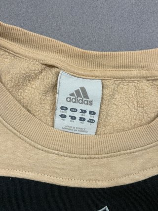 Sudadera Adidas vintage color block oversize S