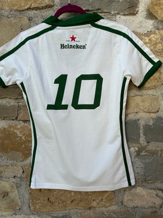Camiseta Heineken Champions blanca. Talla M