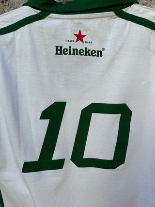 Camiseta Heineken Champions blanca. Talla M