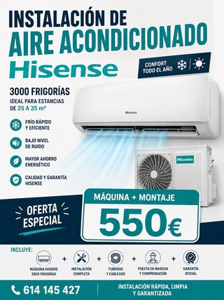 Instalacion aire acondicionado