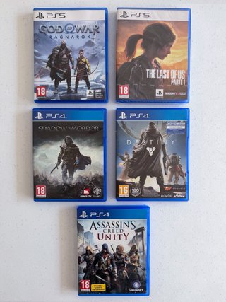 PlayStation 5 + 5 Juegos