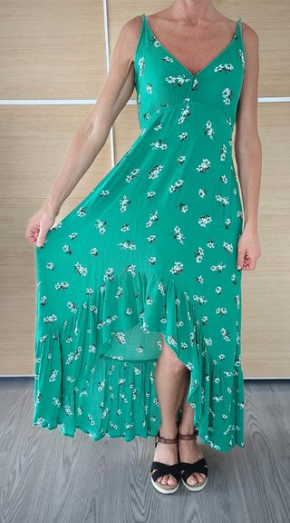 Vestido largo Stradivarius talla M