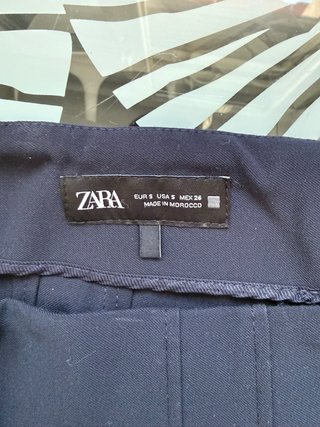 Pantalón vestir Zara azul marino Talla S