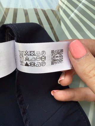Pantalón vestir Zara azul marino Talla S