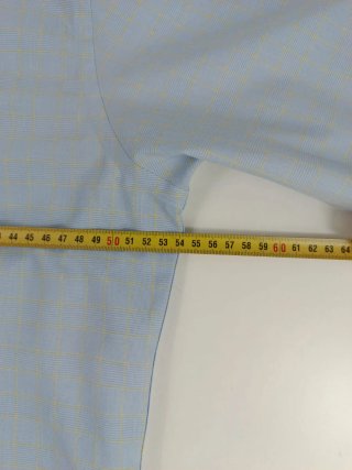 Camisa Brooks Brothers Manga Francesa Azul M