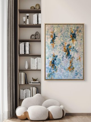 Cuadro abstracto GRANDE moderno (100x70cm)