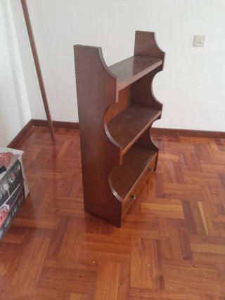 Estantería Castaño 2 Cajones