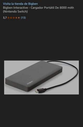 Powerbank Bigben 8000mAh USB tipo-C