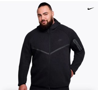 Chaqueta Nike Tech Fleece XL Negra