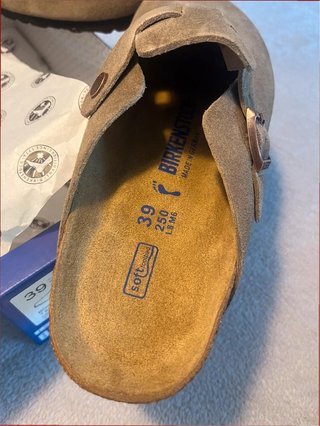 Zuecos Birkenstock Beige/Marrón Talla 42