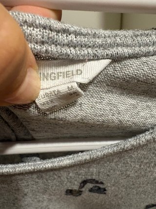 Camiseta Springfield mariposas gris
