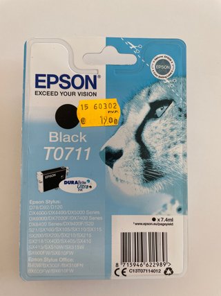 Cartucho Tinta Epson T0711 Negro