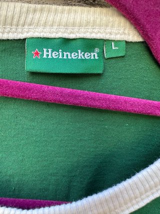 Camiseta Heineken Champions League verde Talla L