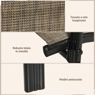 Sedie da Giardino Set 4 Pezzi, Sedie da Esterno Im