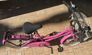 Coppia Bici Bambina Rosa