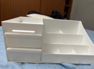 Organizador de escritorio blanco