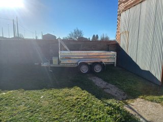 Remolque de carga ligero 2 ejes alko 2.75x1.30 m,