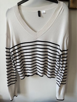 Jersey T.XS rayas marinero Divided de  H&M