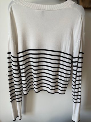 Jersey T.XS rayas marinero Divided de  H&M
