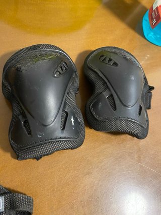 Set 3 Protecciones Oxelo Negro