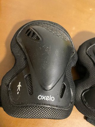 Set 3 Protecciones Oxelo Negro