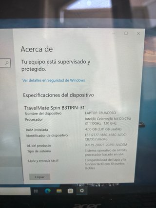 Acer TravelMate Spin B311RN-31 in ottime condizioni.