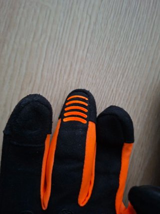 Guantes Moto Armure Negro Naranja