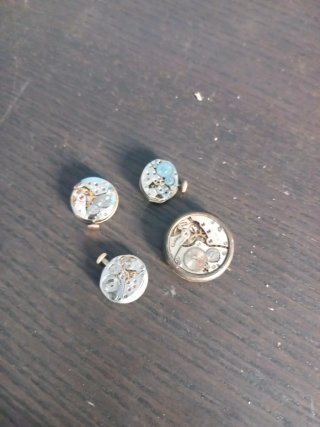Lotto 4 Movimenti Orologi Vintage Per Ricambi Mecc