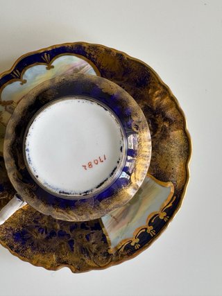 Tazze antiche dipinte a mano Hand painted antiques