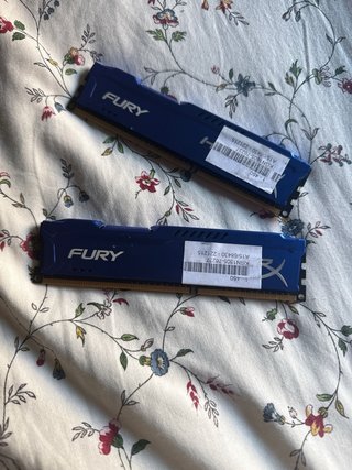 2x 4GB Kingston HyperX FURY RAM DDR3