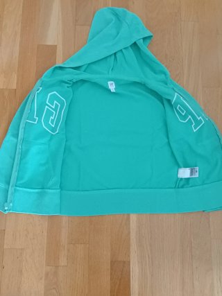 Chaqueta GAP niña verde y rosa