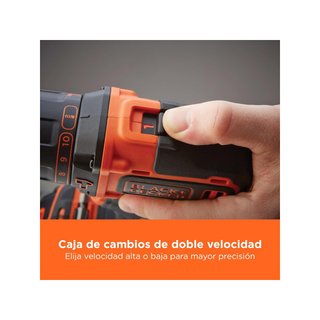 BLACK+DECKER BDCHD18K-QW taladro percutor