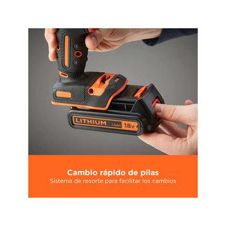 BLACK+DECKER BDCHD18K-QW taladro percutor